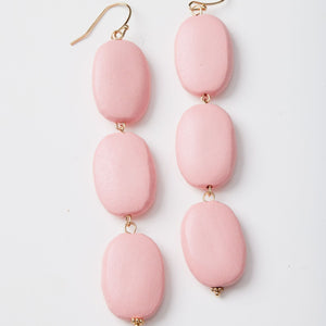 Babs Earrings Pale Pink